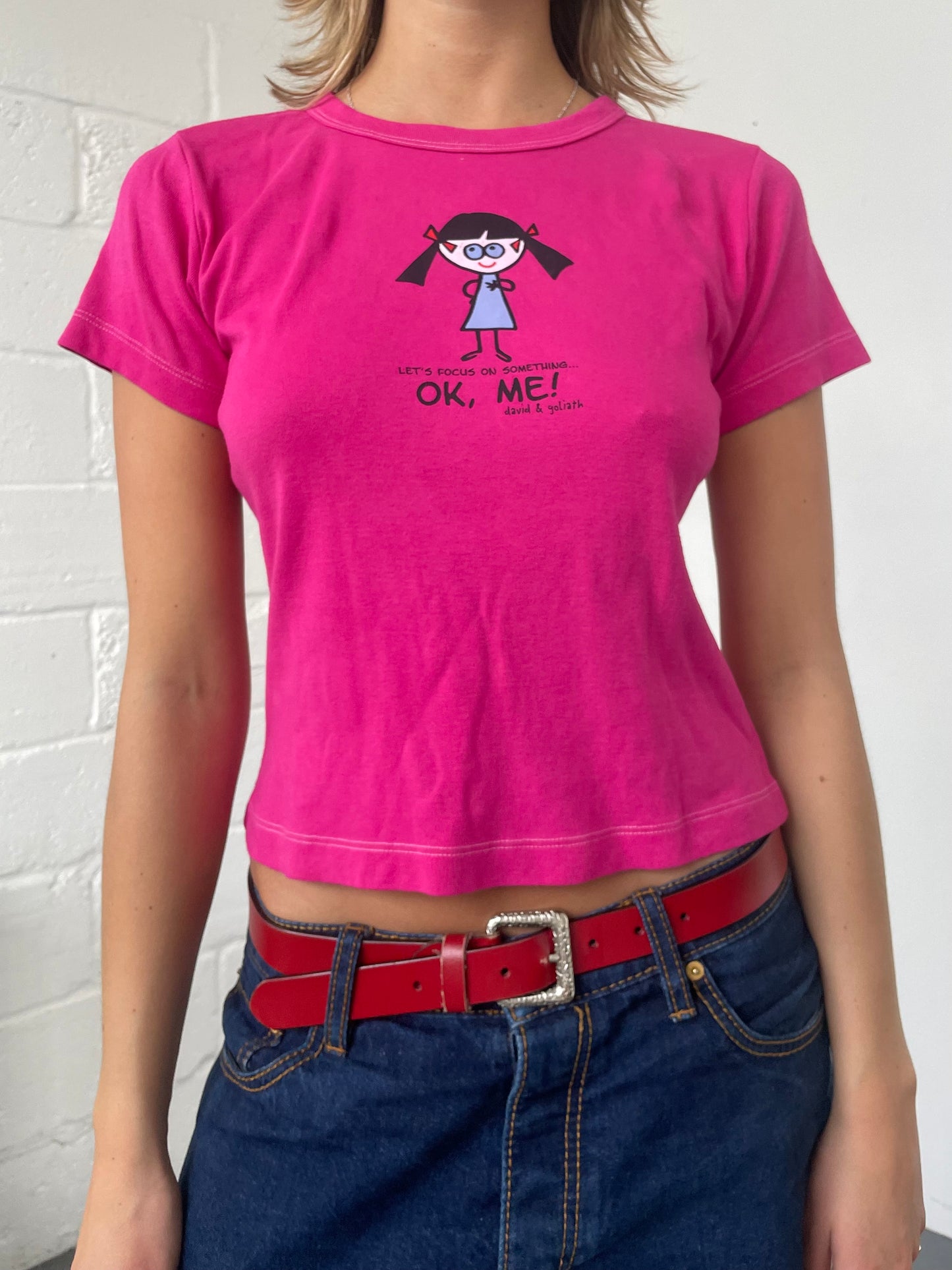 Bright Pink Baby Tee