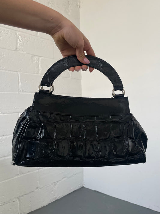 Black Crocodile Bag