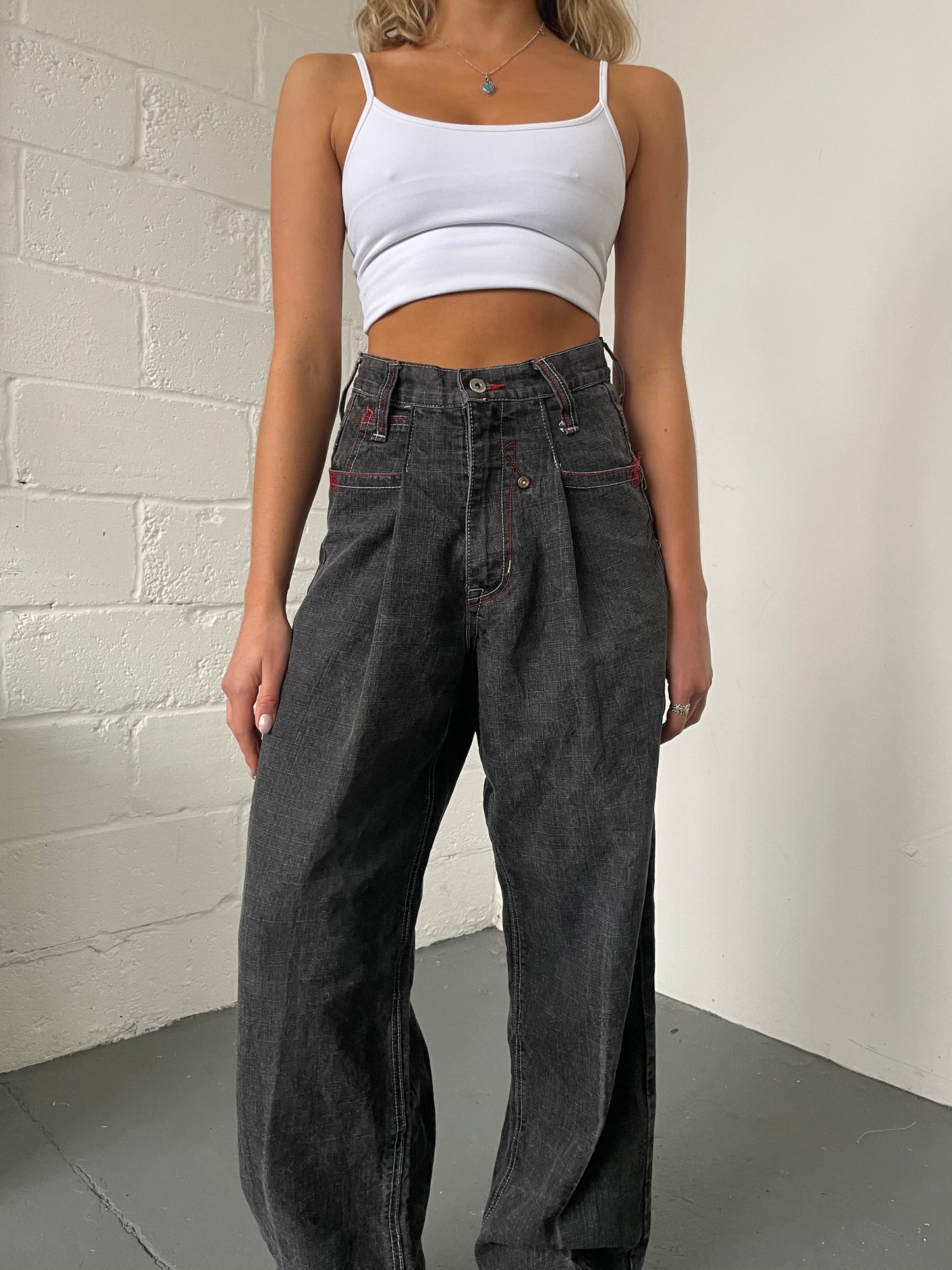 Grey Baggy Jeans