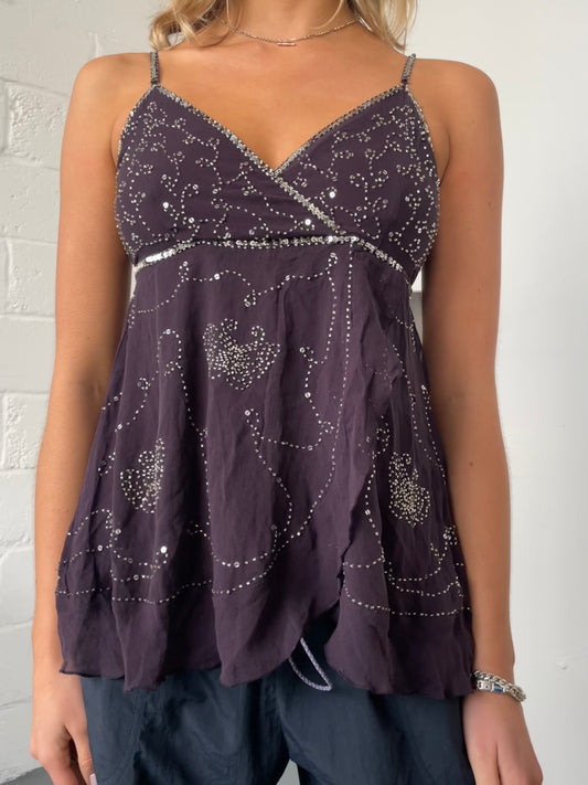 Purple Beaded Fairy Blouse