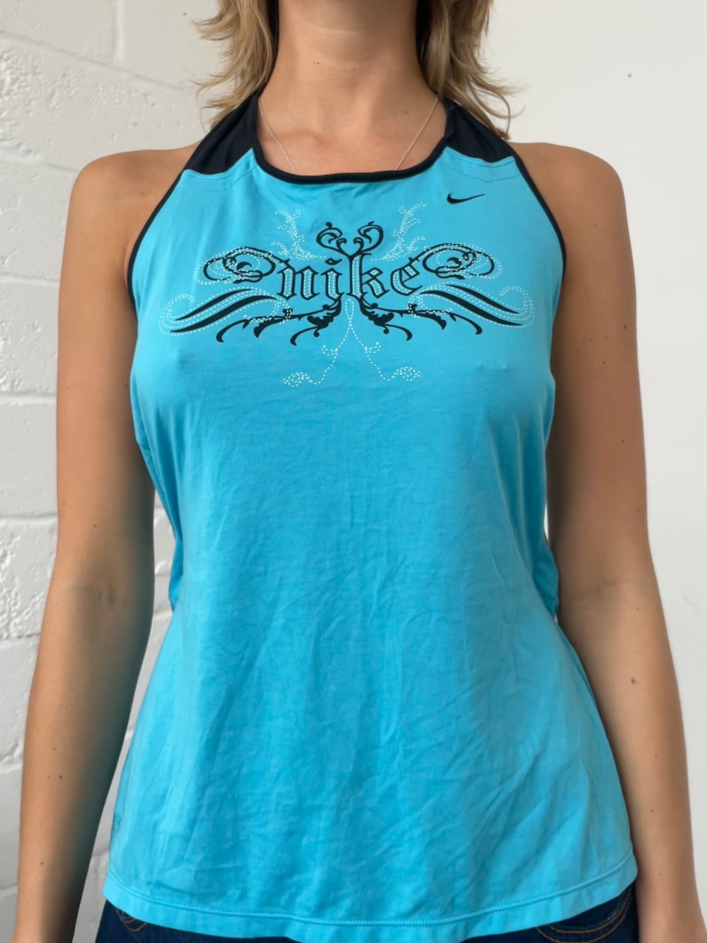 Nike Blue Halter Top