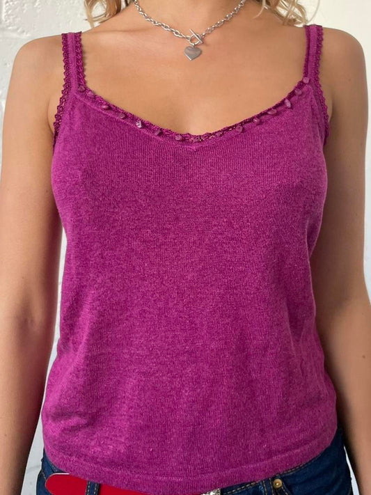 Pink Knitted Cami