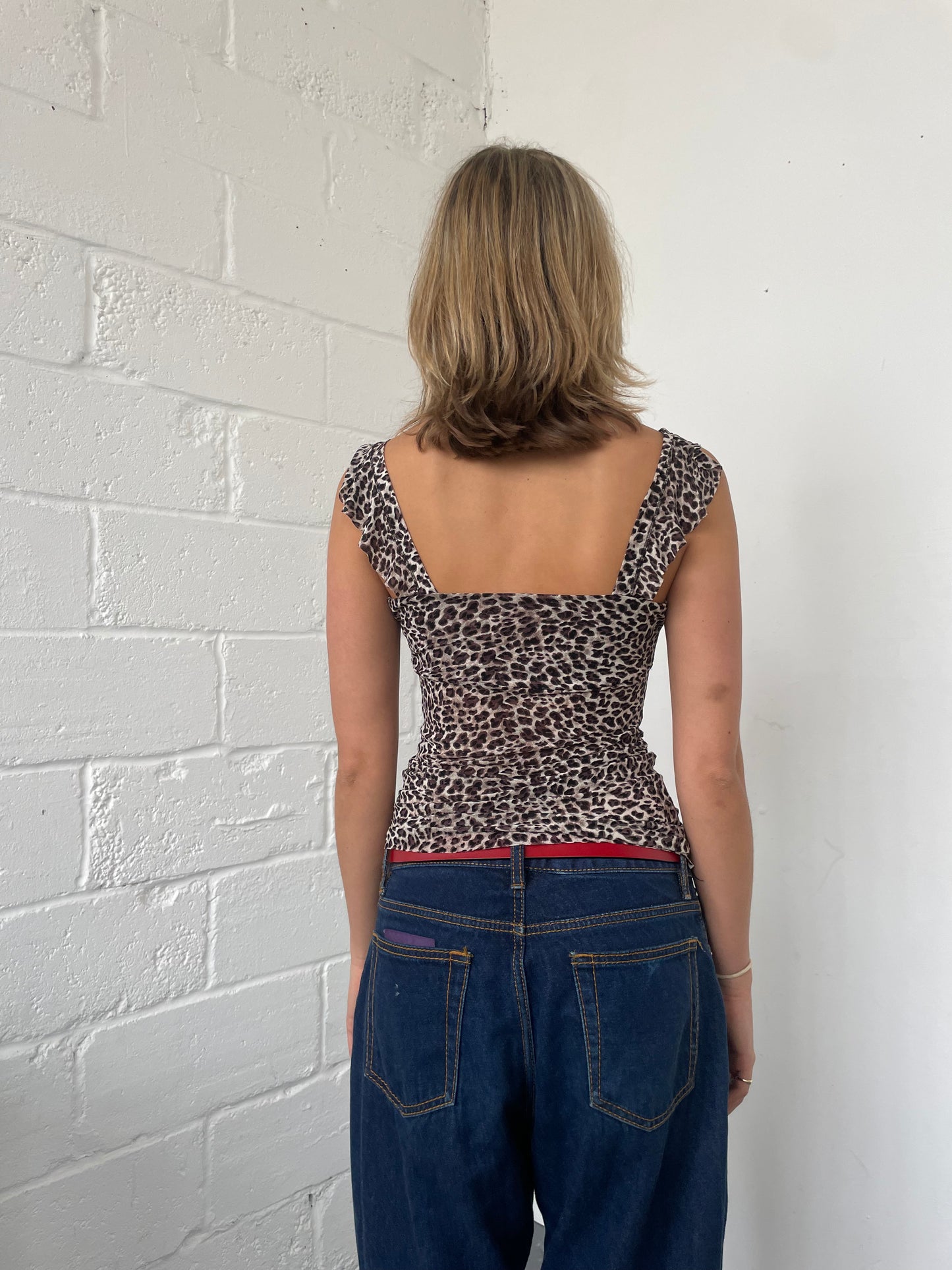 Leopard Print Vest