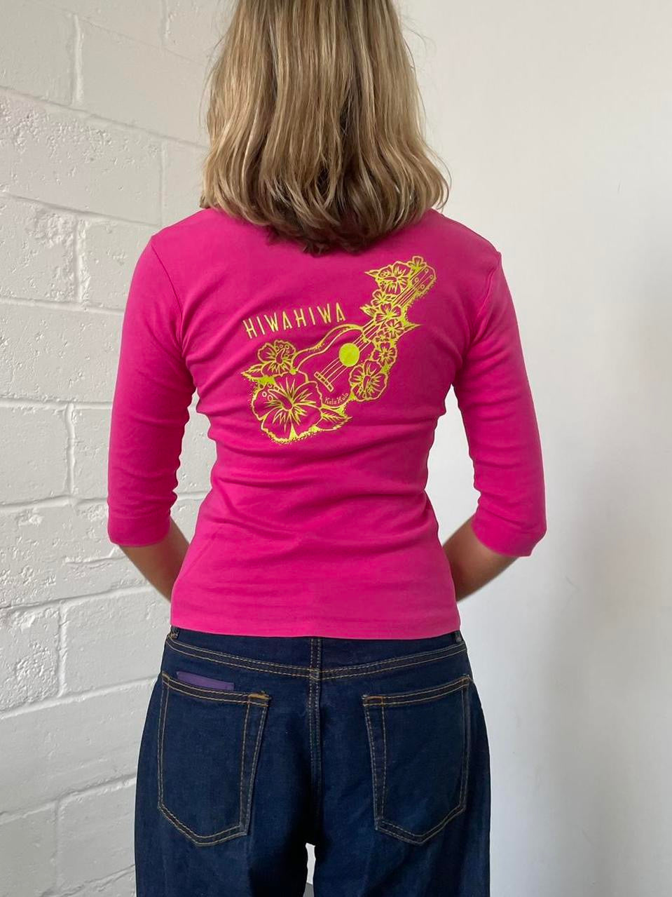 Bright Pink Long Sleeve Tee