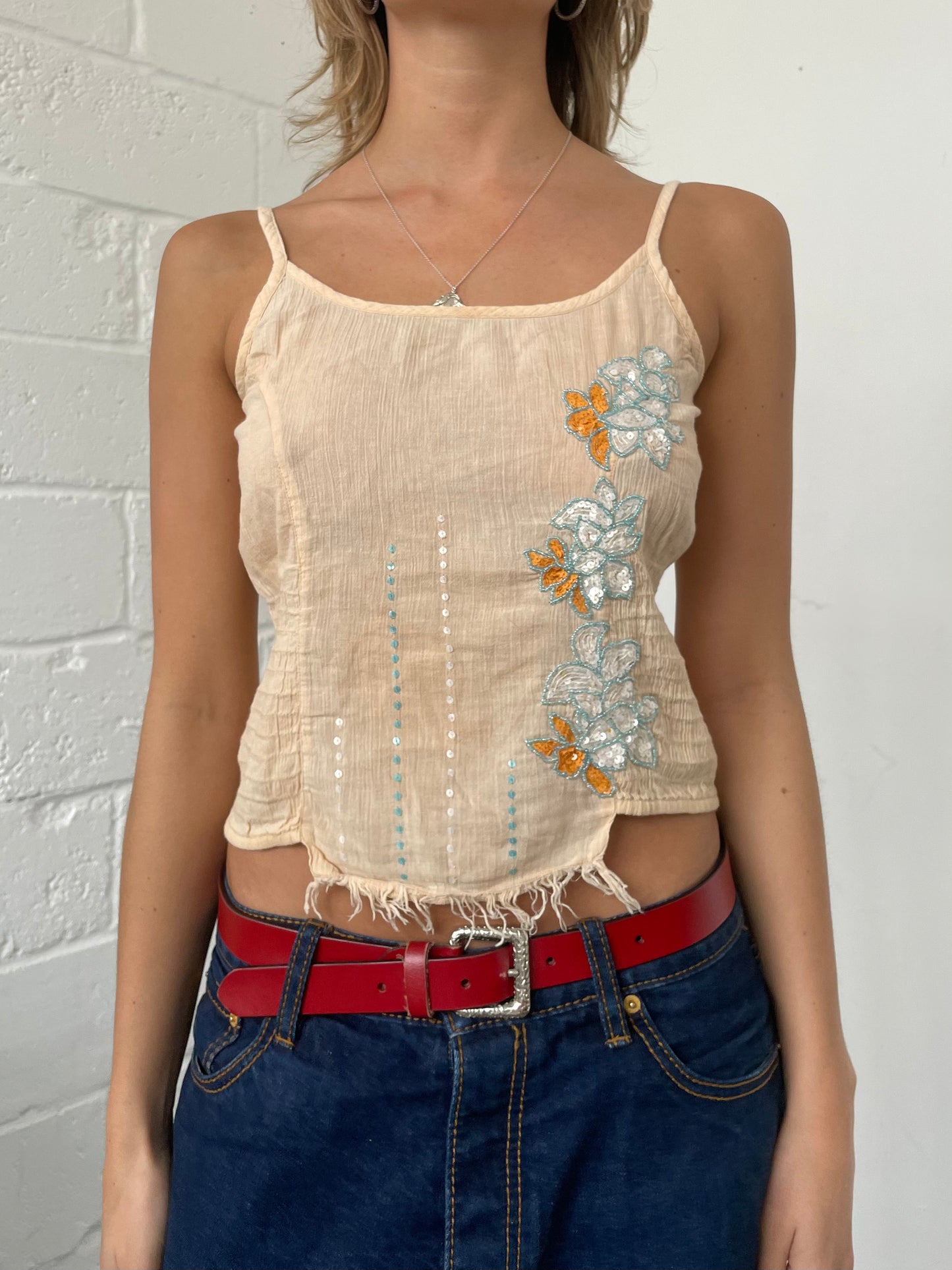 Beaded Cami Top