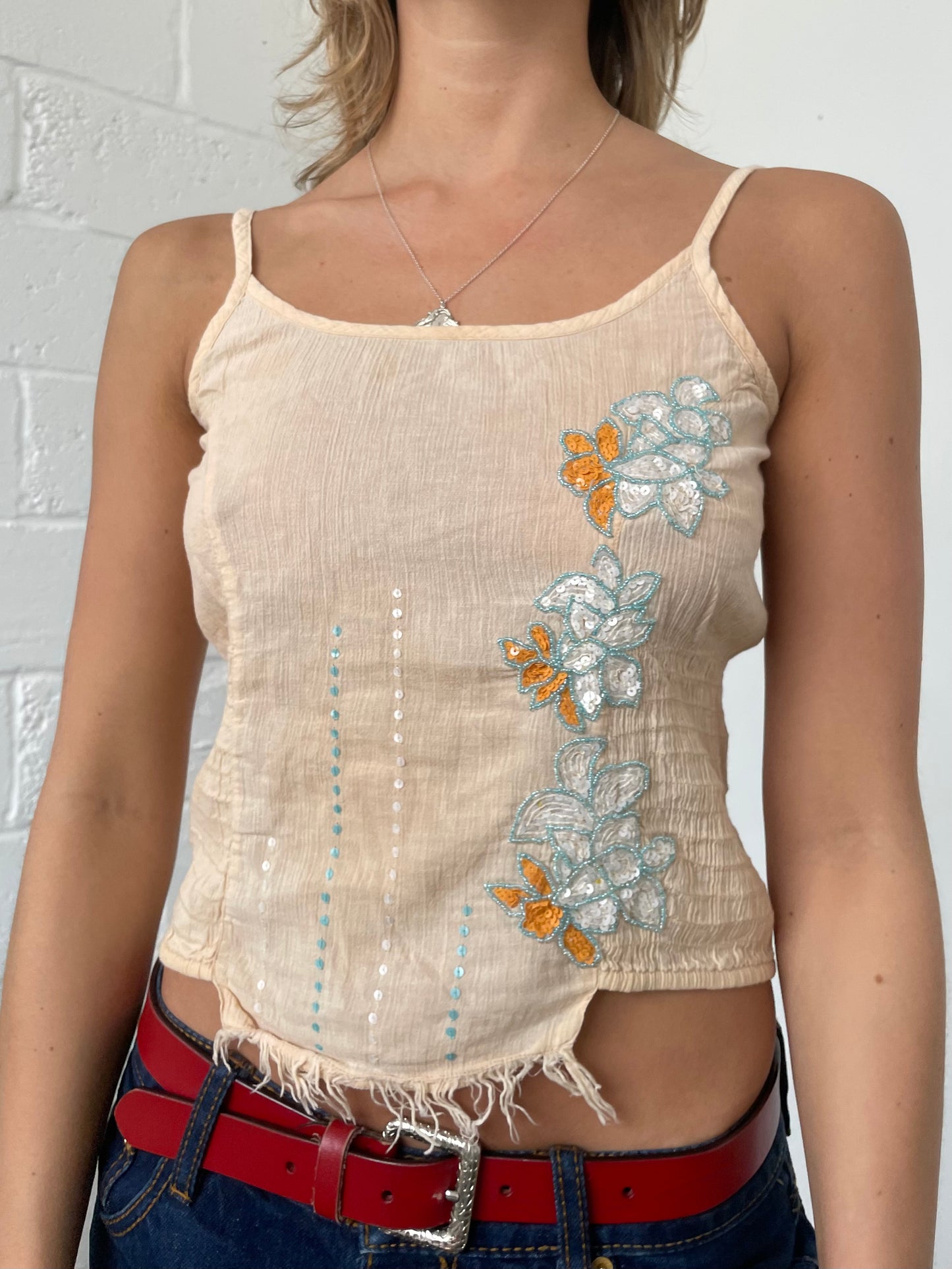 Beaded Cami Top