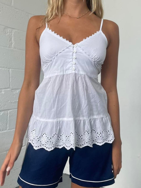 White Cotton Cami