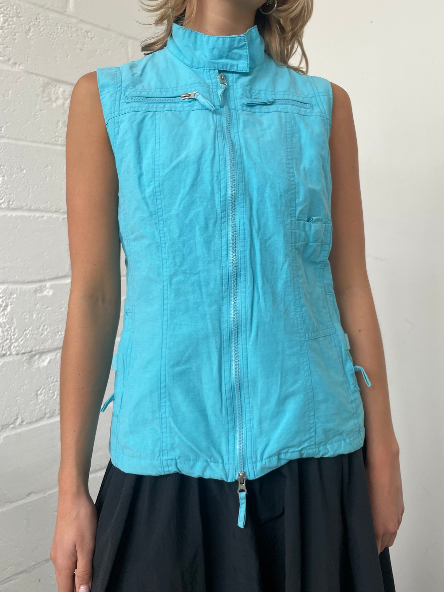 Bright Blue Sporty Gilet