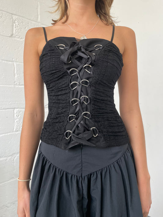 Lace Corset Style Top