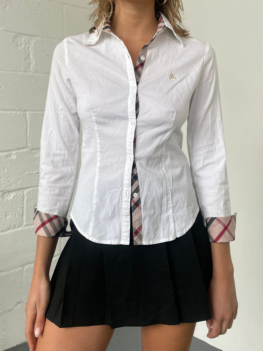 White Burberry Shirt