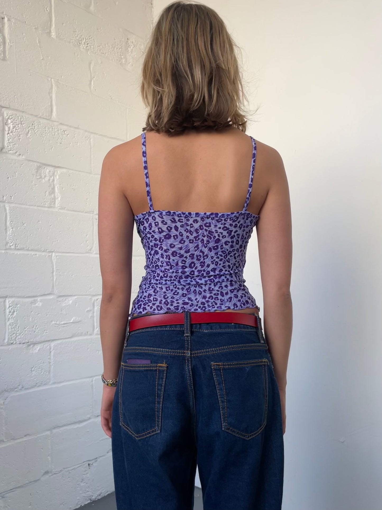 Purple Leopard Cami