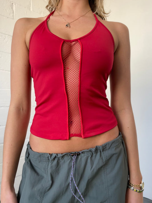 Red Halter Top