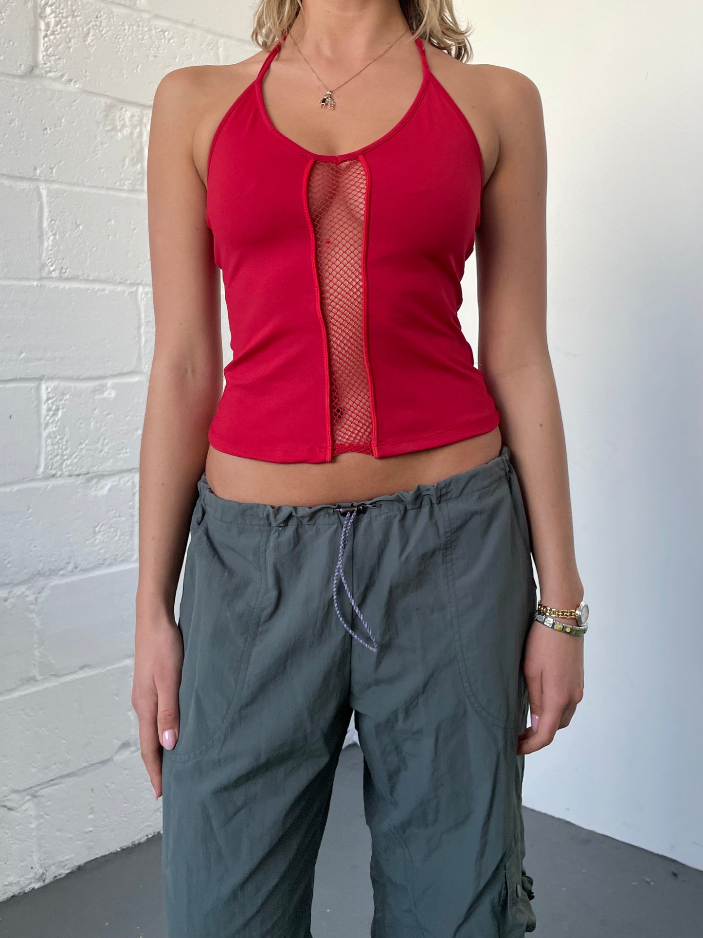 Red Halter Top