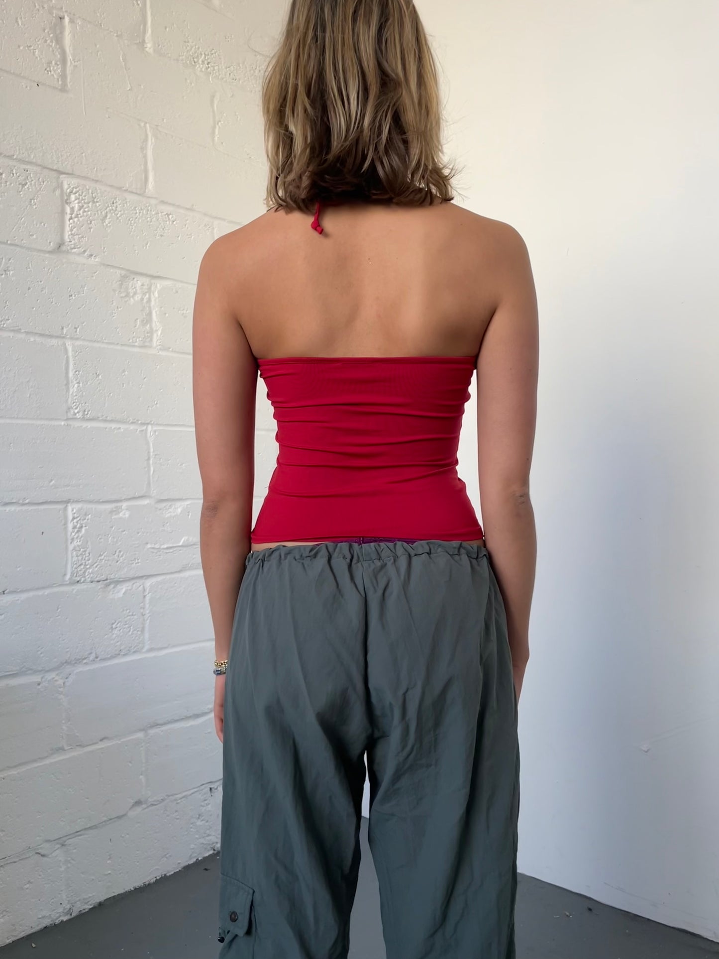 Red Halter Top